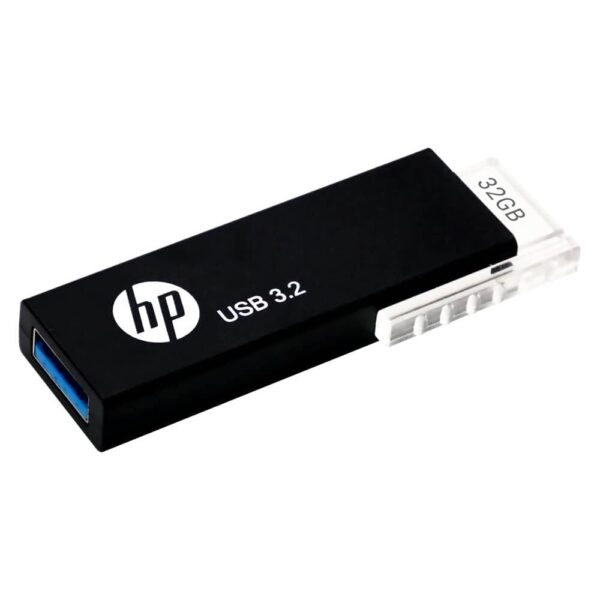 HP USB 3.2 Flash Drive 32GB x718w, Black, USHP-X718W-32G