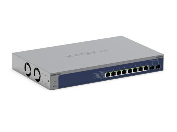 NETGEAR 8-Port 10G Multi-Gigabit Ethernet Unmanaged Switch (XS508M) - with 1 x 10G SFP+, Desktop/Rac