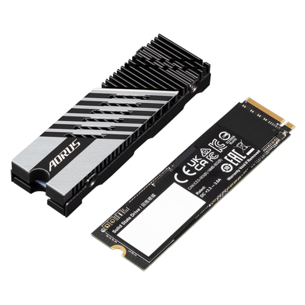 Gigabyte AORUS Gen4 7300 1TB M.2-2280 PCIe 4.0 X4 NVME Solid State Drive (AG4731TB)