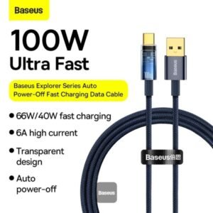 BASEUS CATS000203 Baseus 100W USB to Type C Data Cable, 1 Meter