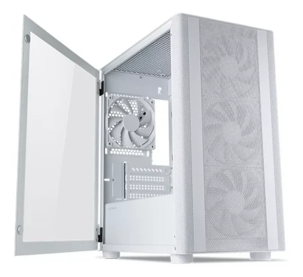 Tecware Flatline TG White MATX