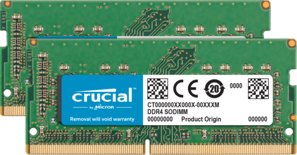 Crucial 64GB Kit (2 x 32GB) DDR4-2666 SODIMM ...CT2K32G4S266M
