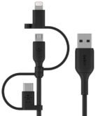 Belkin BOOST↑CHARGE Universal Cable UNIVERSAL CABLE MUSB TO LTG / USBC 1M BLACK-CAC001BT1MBK