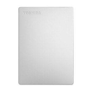 Toshiba 2TB CANVIO SLIM PORTABLE Silver Metallic HDTD320AS3EA