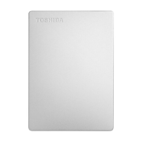 Toshiba 2TB CANVIO SLIM PORTABLE Silver Metallic HDTD320AS3EA