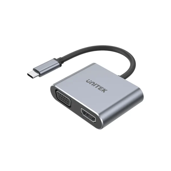 Unitek USB-C to HDMI and VGA Adapter (4K@60Hz & MST) V1126A