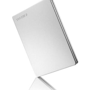 Toshiba 2TB CANVIO®  Silver Metallic HDD 3 Years Warranty (HDTD310AS3DA