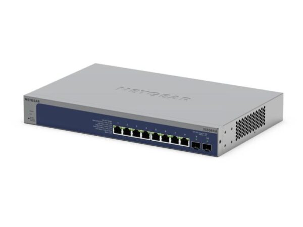 NETGEAR 8-Port 10G Multi-Gigabit Ethernet Unmanaged Switch (XS508M) - with 1 x 10G SFP+, Desktop/Rac - Image 3