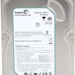 Seagate 160GB ST3160215A 7200RPM IDE PATA 3.5" HDD