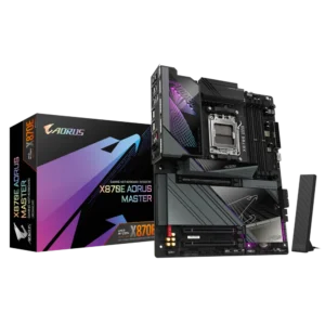 Gigabyte X870E AORUS MASTER DDR5 OC up to 8600MT/s, Dual USB4 Type-C with DP-Alt, HDM, 5GbE LAN