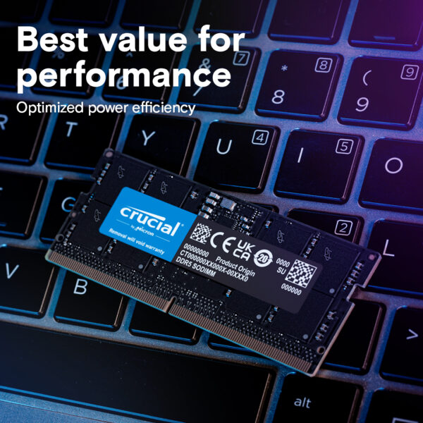 Crucial 32GB Kit (2x16GB) DDR5-5200 SODIMM CT2K16G52C42S5 - Image 3