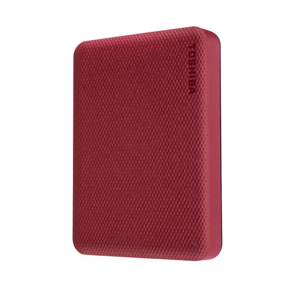 Toshiba Canvio Advance V10, 2TB, External Portable RED - Image 4