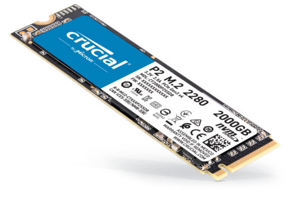 Crucial P2 250GB PCIe M.2 2280 SSD CT250P2SSD8