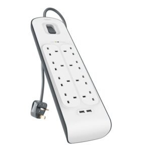 Belkin 2.4 Amp USB Charging 8-outlet Surge Protection Strip-BSV8045A2M