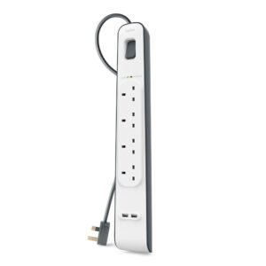 Belkin BSV401sa2M 4 Outlet Surge Protector with 2 x 2.4A