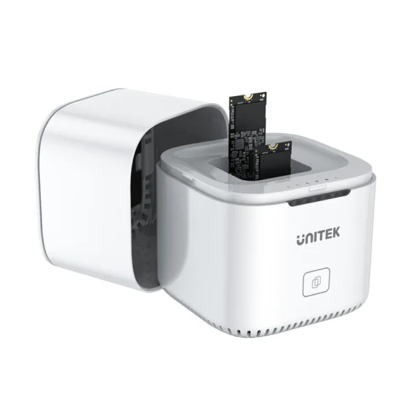 UNITEK SyncStation M.2 USB-C To PCIe/NVMe M.2 SSD Dual Bay Docking Station With Offline Clone S1207A