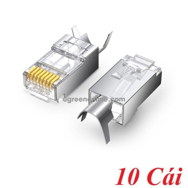 Ugreen CAT 6A Shielding Crystal Head 10pcs/bag