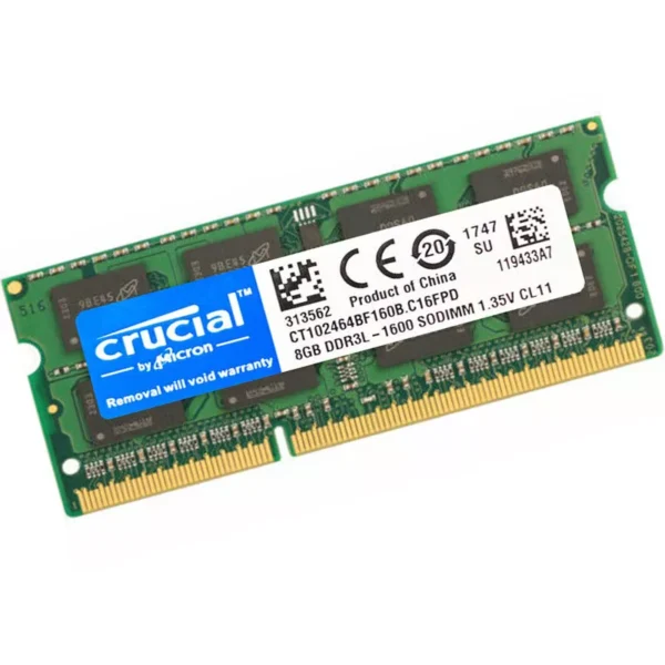 RAM SODIMM DDR3L 16GB PC3L-12800 1600MHz CL11 1.35V Crucial - Image 2