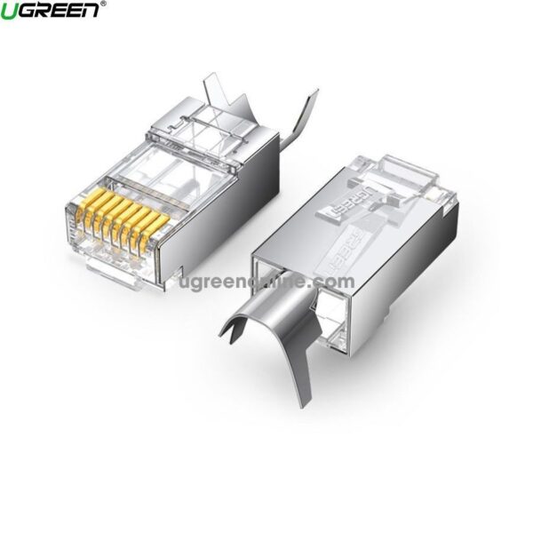 Ugreen CAT 6A Shielding Crystal Head 10pcs/bag - Image 4