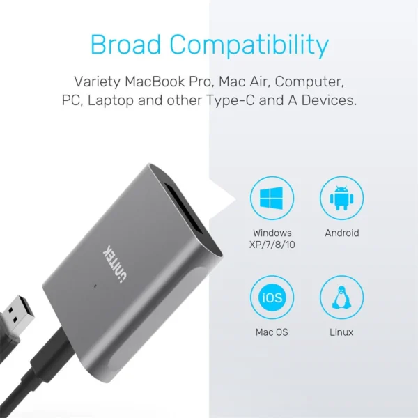 Unitek CFexpress2.0 USB 10Gbps Aluminium Card Reader R1005A - Image 2