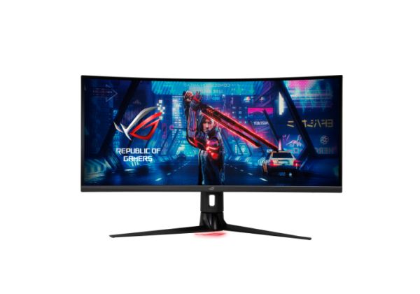 ASUS ROG Strix 34�h Ultra-wide Gaming Monitor (XG349C) - UWQHD (3440 x 1440), 180Hz, 1ms, Extreme Low Motion Blur Sync, 135% sRGB, G-Sync Compatible, DisplayHDR 400, Eye Care, USB-C, DisplayPort, HDMI