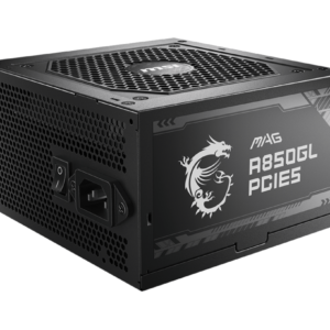MSI MAG A850GL PCIE 5.0, 80 GOLD Fully Modular PSU, 12VHPWR / ATX 3.0 /, MPS 2011 7 YRS