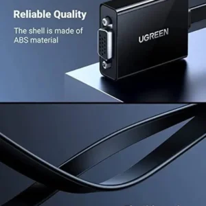 Ugreen Active HDMI to VGA Adapter with 3.5mm Audio Jack HDMI Female to VGA Male. Audio Video Sync Su