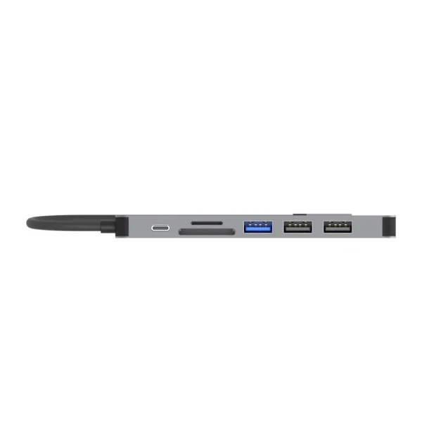 Unitek 7-in-1 USB-C (HDMI, SD Card, USB, PD100W) H1118A - Image 3