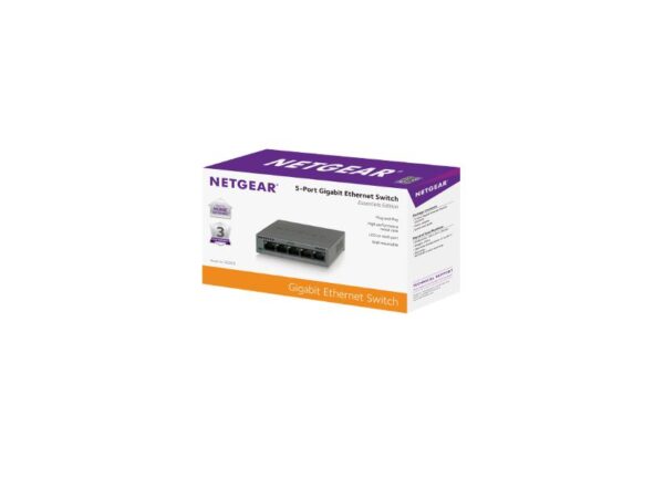 NETGEAR 8-Port Gigabit Ethernet Unmanaged Switch (GS308) - Desktop, Sturdy Metal Fanless Housing - Image 2