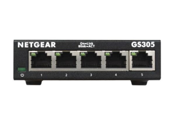 NETGEAR 8-Port Gigabit Ethernet Unmanaged Switch (GS308) - Desktop, Sturdy Metal Fanless Housing - Image 3