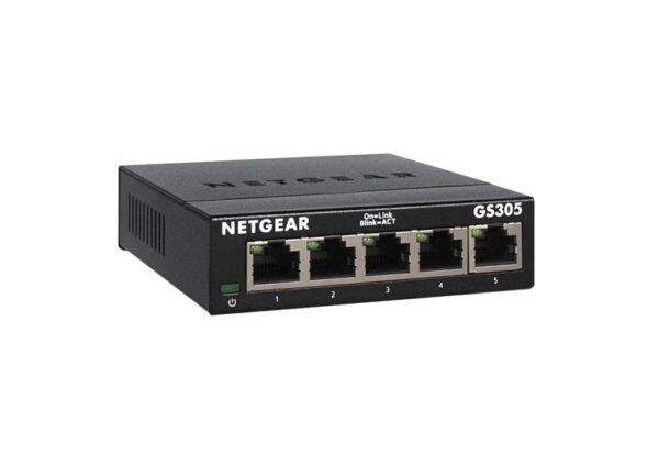 NETGEAR 8-Port Gigabit Ethernet Unmanaged Switch (GS308) - Desktop, Sturdy Metal Fanless Housing - Image 4