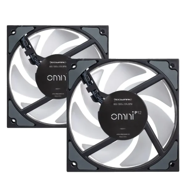 Tecware Omni P14, 2 Fan Pack (Black) - Image 2