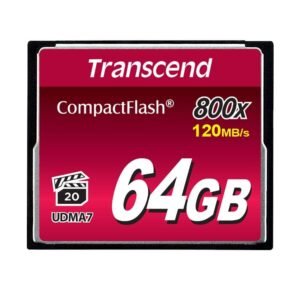 Transcend 64GB CompactFlash Memory Card 800x (TS64GCF800)