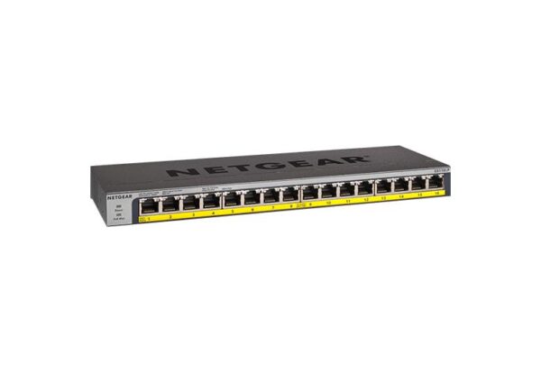 NETGEAR 16-Port Gigabit Ethernet Unmanaged PoE Switch (GS116LP) - with 16 x PoE+ @ 76W Upgradeable, - Image 3