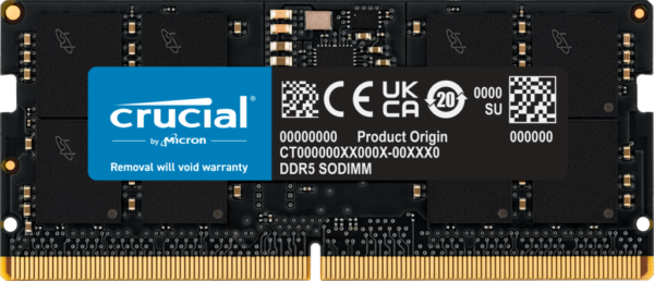 Crucial 16GB DDR5-5600 SODIMM CL46 (16Gbit)