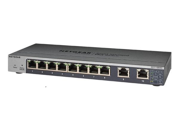 Netgear GS110EMX-100PES ProSafe 8 Port Gigabit Plu