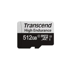 Transcend 512GB microSD w/Adapter UHS-I U3 High Endurance TS512GUS