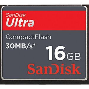 SanDisk Ultra CompactFlash 16 GB Memory Card 30MB/s SDCFH-016G-U46