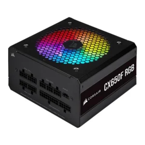 CORSAIR CX Series CX650F RGB 650 Watt 80 Plus Bronze Fully Modular RGB PSU (UK) CP-9020217-UK