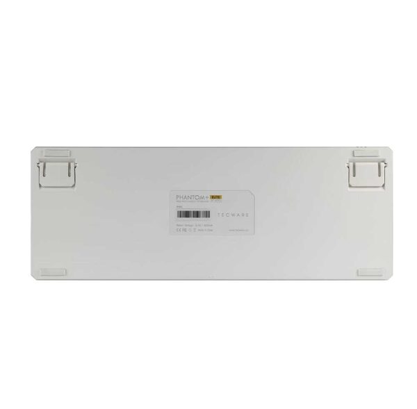 Tecware Phantom+ Elite 87 Wireless (White) Orange Switch (Tactile, 45g) TWKB-PE87PZT-WHWOR - Image 3