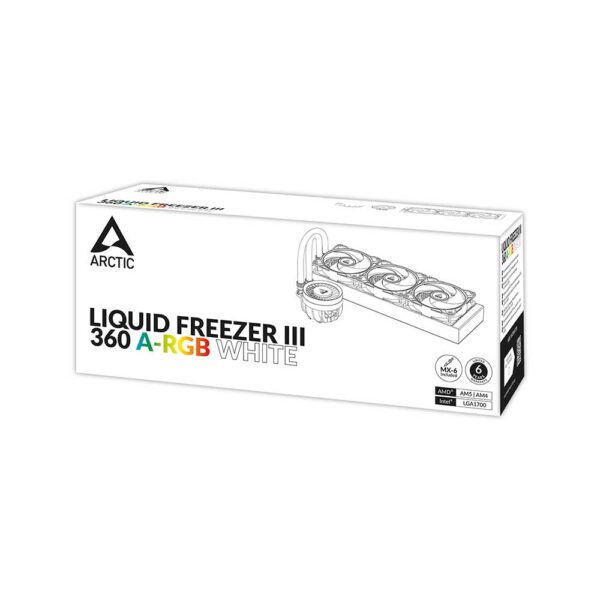 ARCTIC Liquid Freezer III-360 ARGB (White) - Image 3