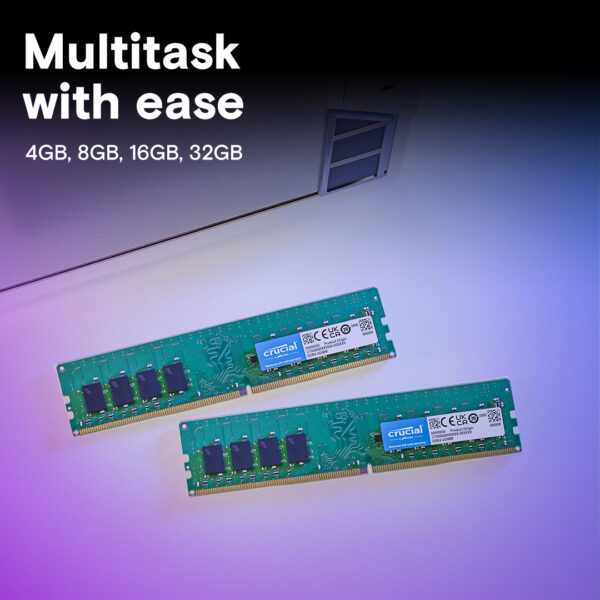 Crucial 16GB DDR4-2666 UDIMM CL19 (8Gbit/16Gbit) CT16G4DFD8266 - Image 3
