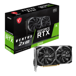 MSI GeForce RTX 3050 VENTUS 2X XS 8G OC Graphic 912-V809-4266