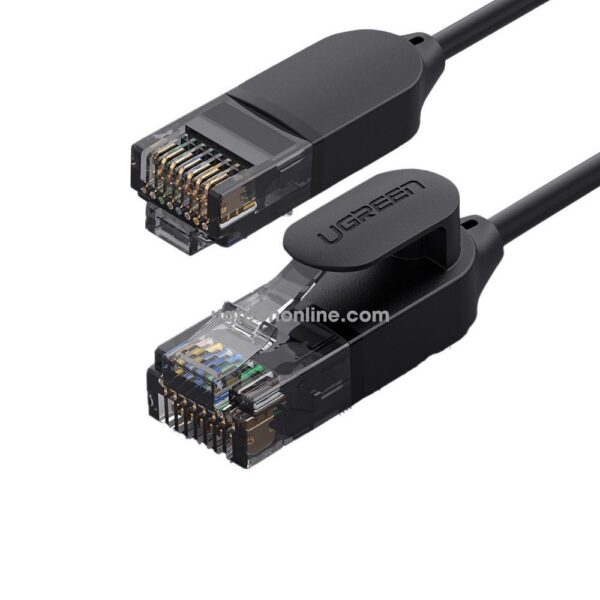 Ugreen Cat 6A UTP Round&Ultra Slim Ethernet Cable Pure Copper 10.0m - Image 3