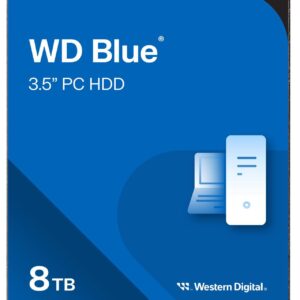 WD Blue 3.5" 8TB PC Desktop HDD 256MB 5400RPM SATA