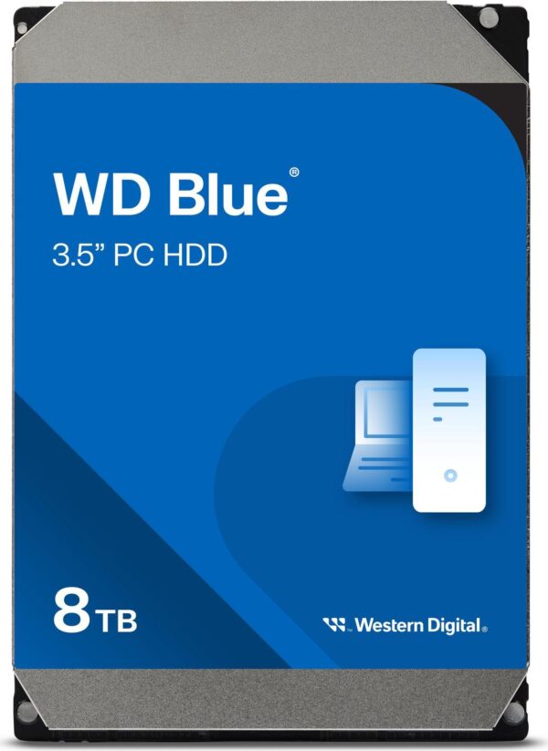 WD Blue 3.5" 8TB PC Desktop HDD 256MB 5400RPM SATA