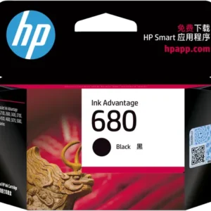 HP 680 Black Original Ink Advantage Cartridge - (F6V27AA)