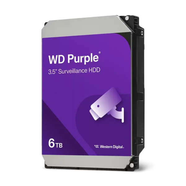 WD INT. HDD 3.5" 6TB SATA 128M CACHE (PURPLE)
