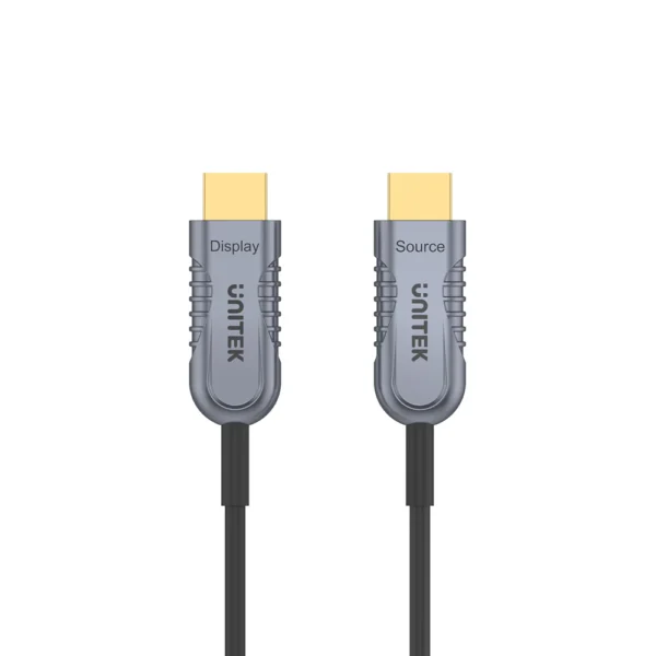 Unitek C11034DGY 60M Ultrapro HDMI2.1 Active Optical Cable. Color: Space Grey + Black - Image 3