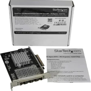 StarTech PEX10GSFP4I Startech 4 Port PCIe Card with Open SFP+ - Intel XL710 Chip